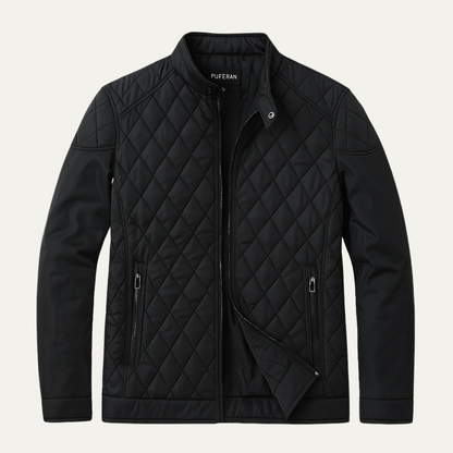 VogeLuxe | Veste de course matelassée en losanges pour homme 1