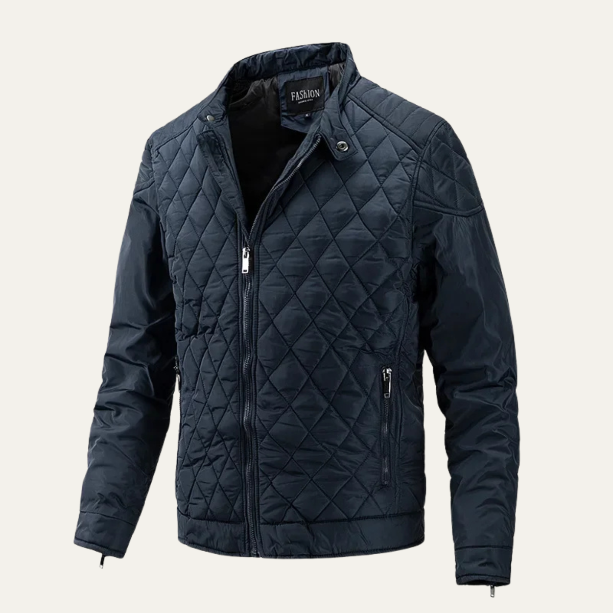 VogeLuxe | Veste de course matelassée en losanges pour homme 10
