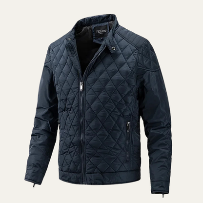 VogeLuxe | Veste de course matelassée en losanges pour homme 10