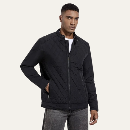 VogeLuxe | Veste de course matelassée en losanges pour homme 2