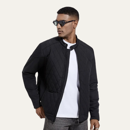 VogeLuxe | Veste de course matelassée en losanges pour homme 4