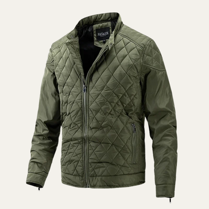 VogeLuxe | Veste de course matelassée en losanges pour homme 8