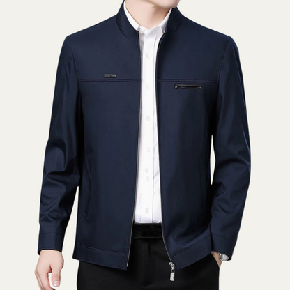 Veste homme décontractée col montant moderne