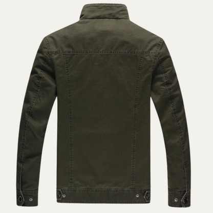 VogeLuxe | Veste en coton style militaire pour homme 3