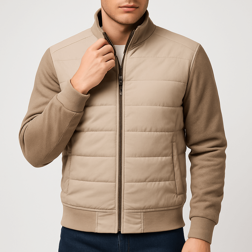 Veste polaire matelassée pour homme hiver - PanierRoyale