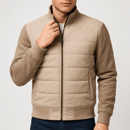 Veste polaire matelassée pour homme hiver - PanierRoyale