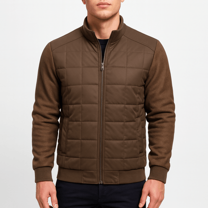 Veste polaire matelassée pour homme hiver