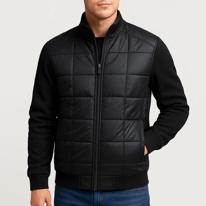 Veste polaire matelassée pour homme hiver