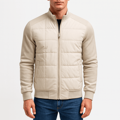 Veste polaire matelassée pour homme hiver