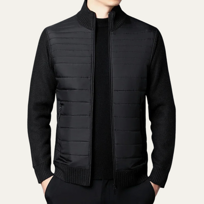 Veste Homme Matelassée et Polaire Chaude