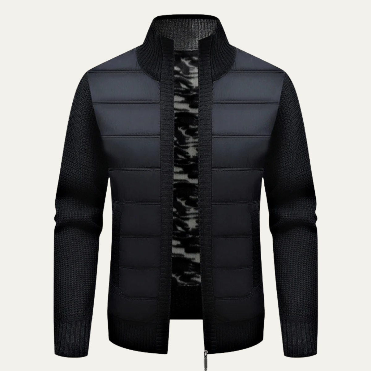 Veste homme matelassée polaire chaude et légère - PanierRoyale