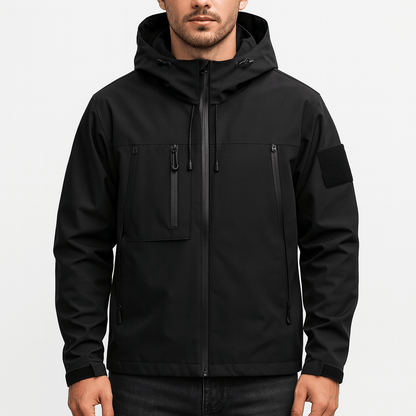 VogeLuxe | Veste imperméable multipoches pour homme 1