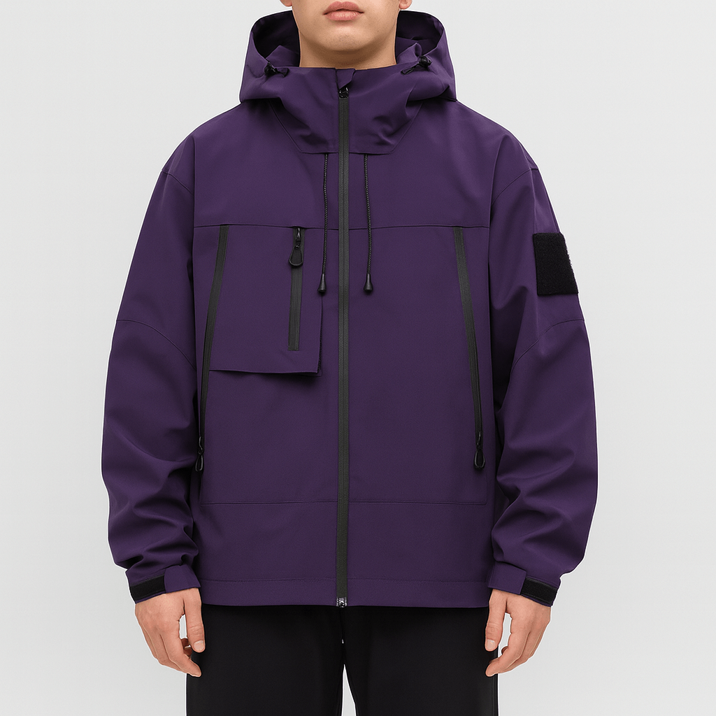VogeLuxe | Veste imperméable multipoches pour homme 3
