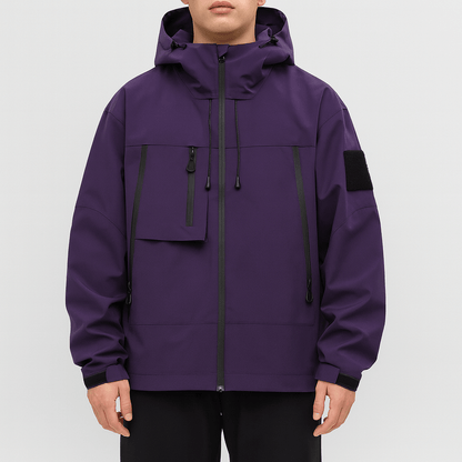 VogeLuxe | Veste imperméable multipoches pour homme 3