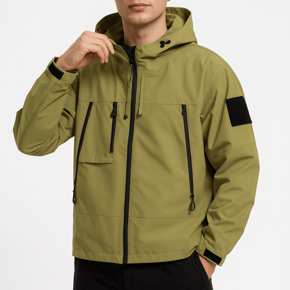 Veste homme imperméable avec nombreuses poches