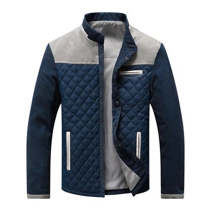 Veste matelassée homme couleur bloc moderne