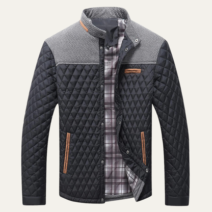 VogeLuxe | Veste matelassée à empiècement pour homme 1