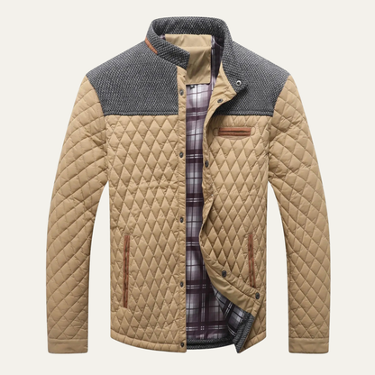 VogeLuxe | Veste matelassée à empiècement pour homme 7