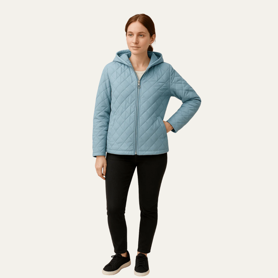 Veste d'hiver matelassée chaudement pour femme - PanierRoyale