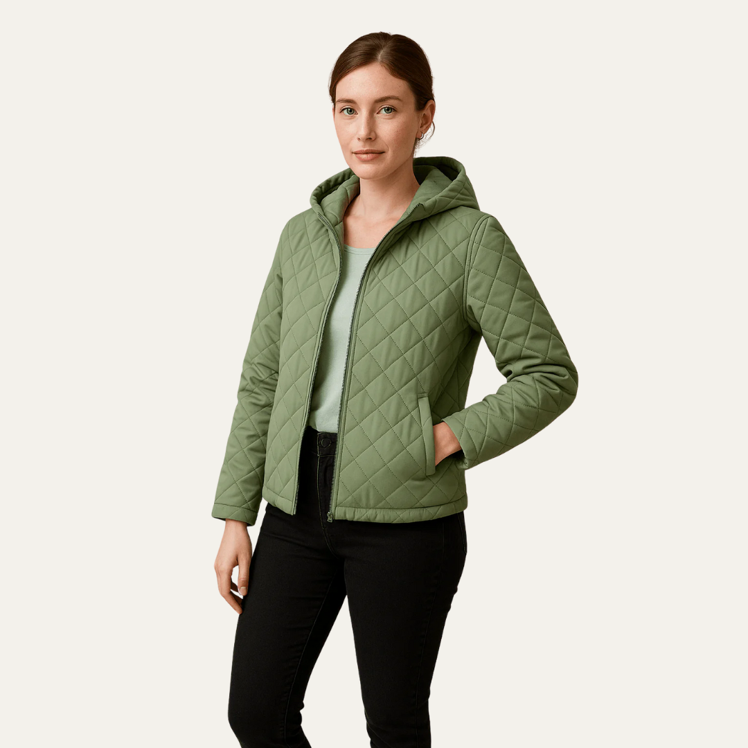 Veste d'hiver matelassée chaudement pour femme