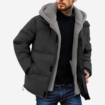 VogeLuxe | Veste matelassée d'hiver épaisse pour homme 0