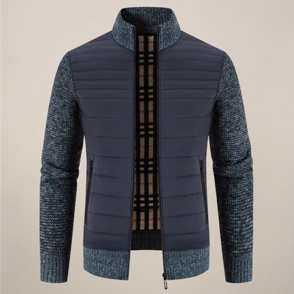 VogeLuxe | Veste matelassée hybride en maille pour homme 4