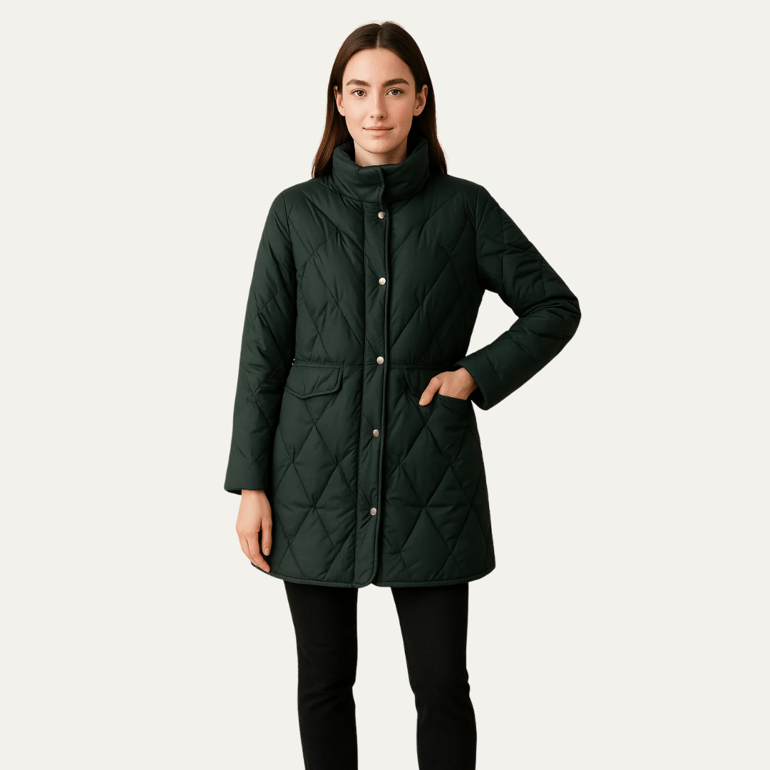 VogeLuxe | Veste matelassée mi-longue pour femme 3