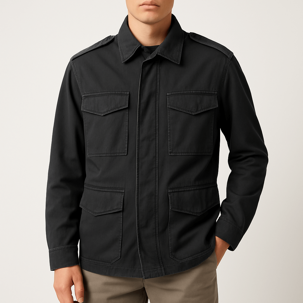 VogeLuxe | Veste militaire oversize pour homme 1
