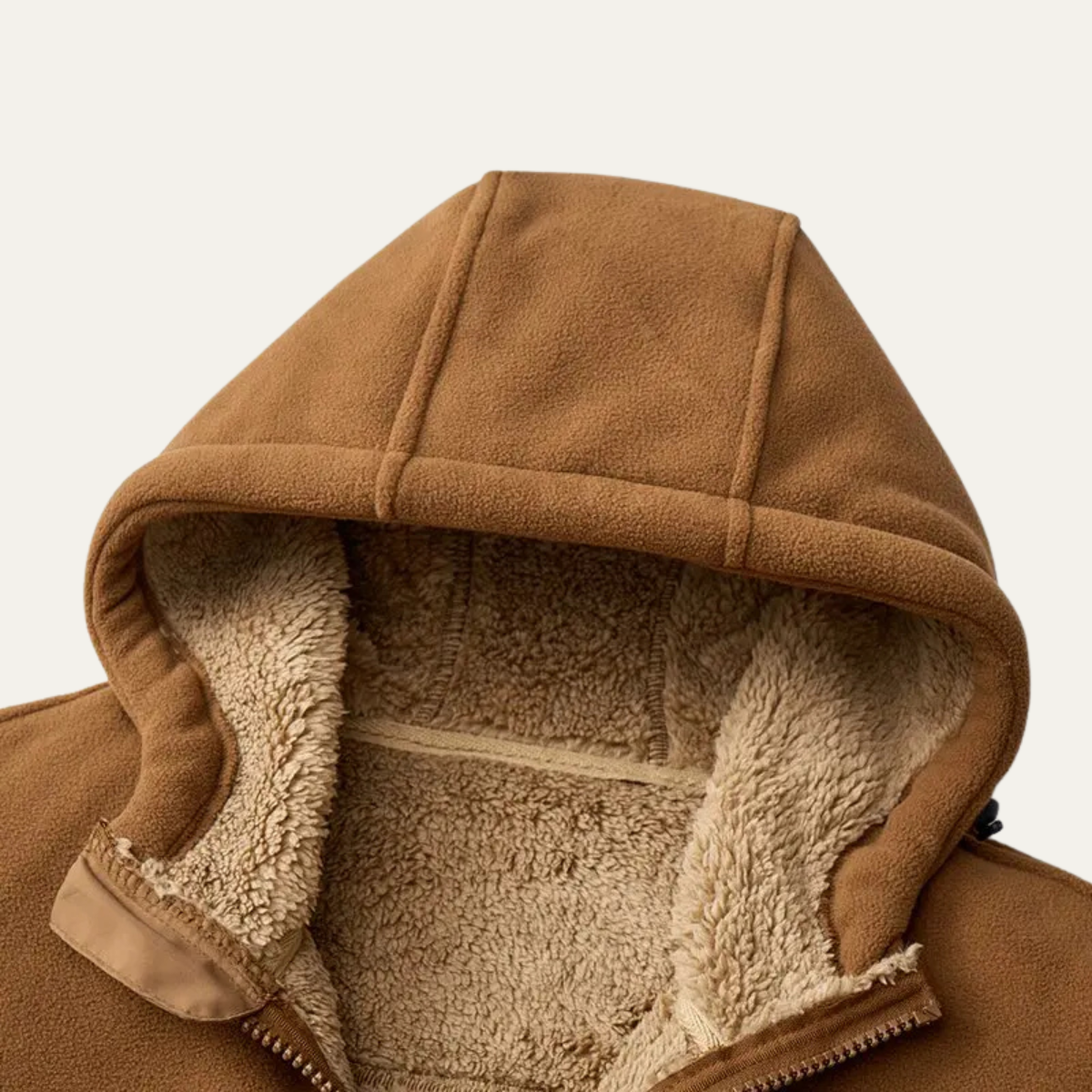 VogeLuxe | Veste polaire à capuche zippée pour homme 3