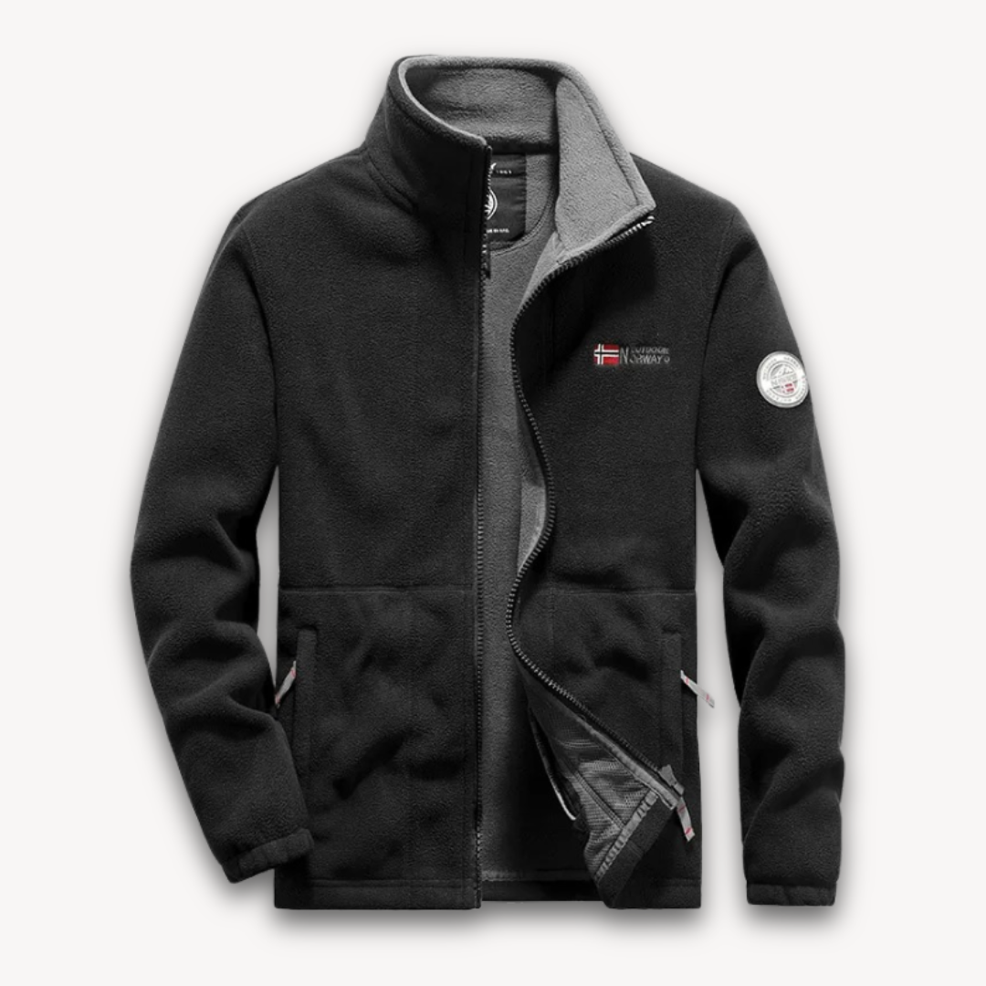 Veste polaire homme col montant épais et chaud - PanierRoyale