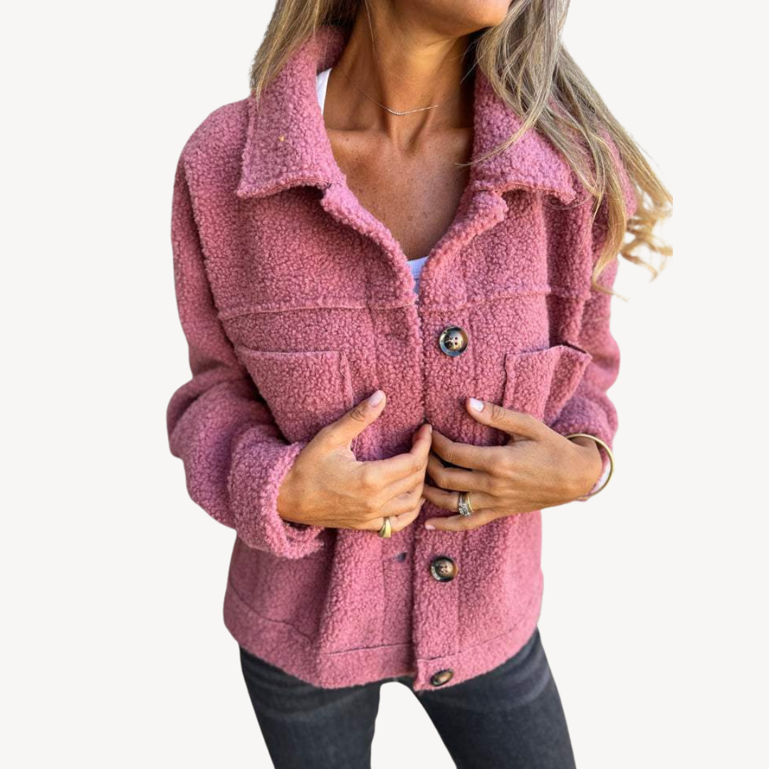 VogeLuxe | Veste polaire courte chaude pour femme 2