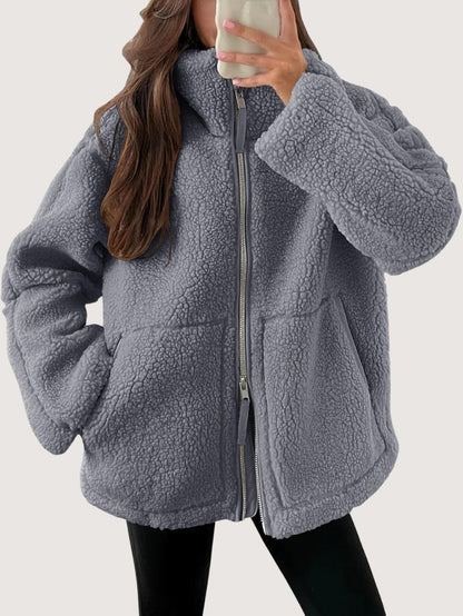 VogeLuxe | Veste polaire oversize pour femme 0