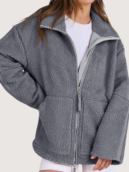 VogeLuxe | Veste polaire oversize pour femme 1