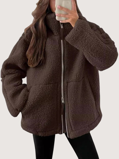 Veste polaire femme grande taille douce