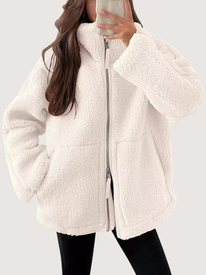 VogeLuxe | Veste polaire oversize pour femme 3