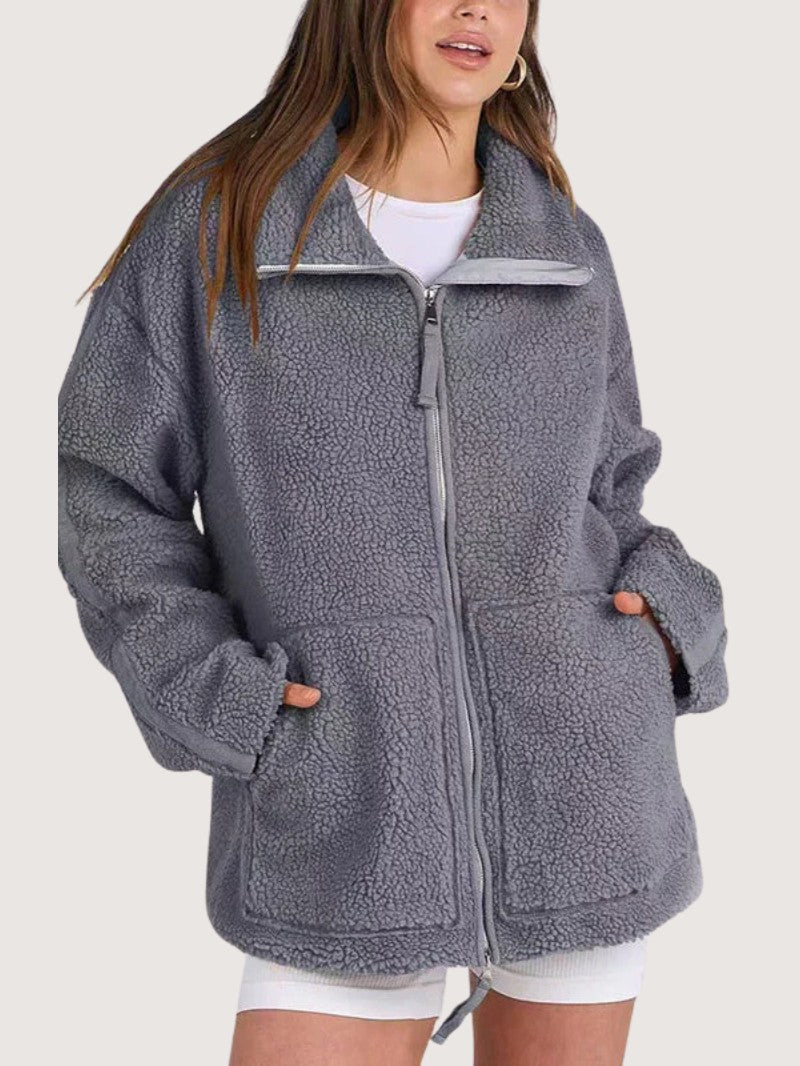 VogeLuxe | Veste polaire oversize pour femme 5