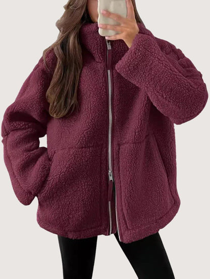 VogeLuxe | Veste polaire oversize pour femme 6