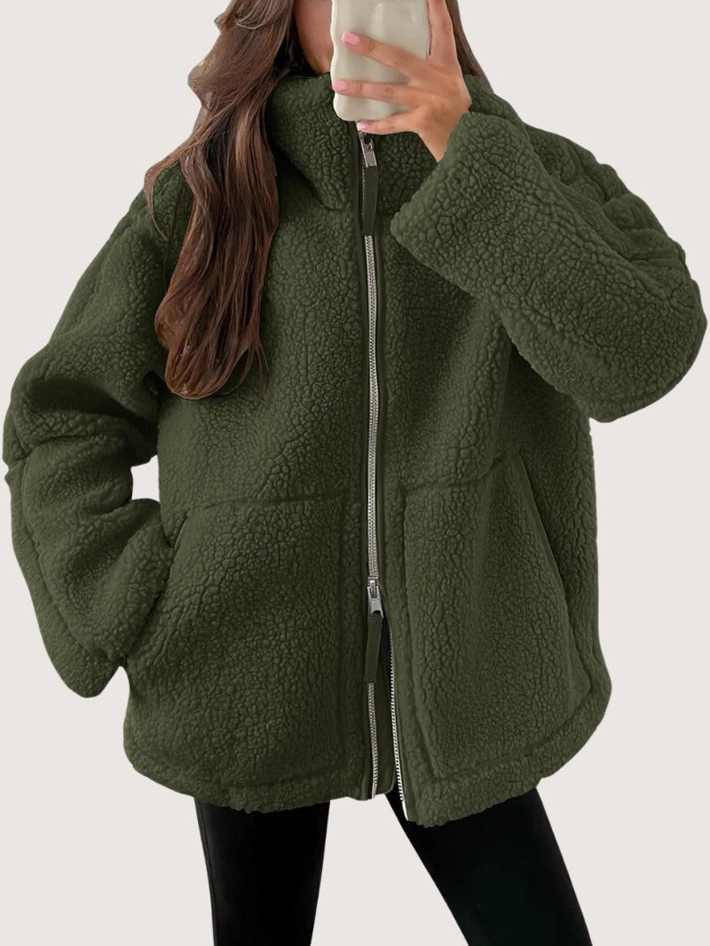 Veste polaire femme grande taille douce