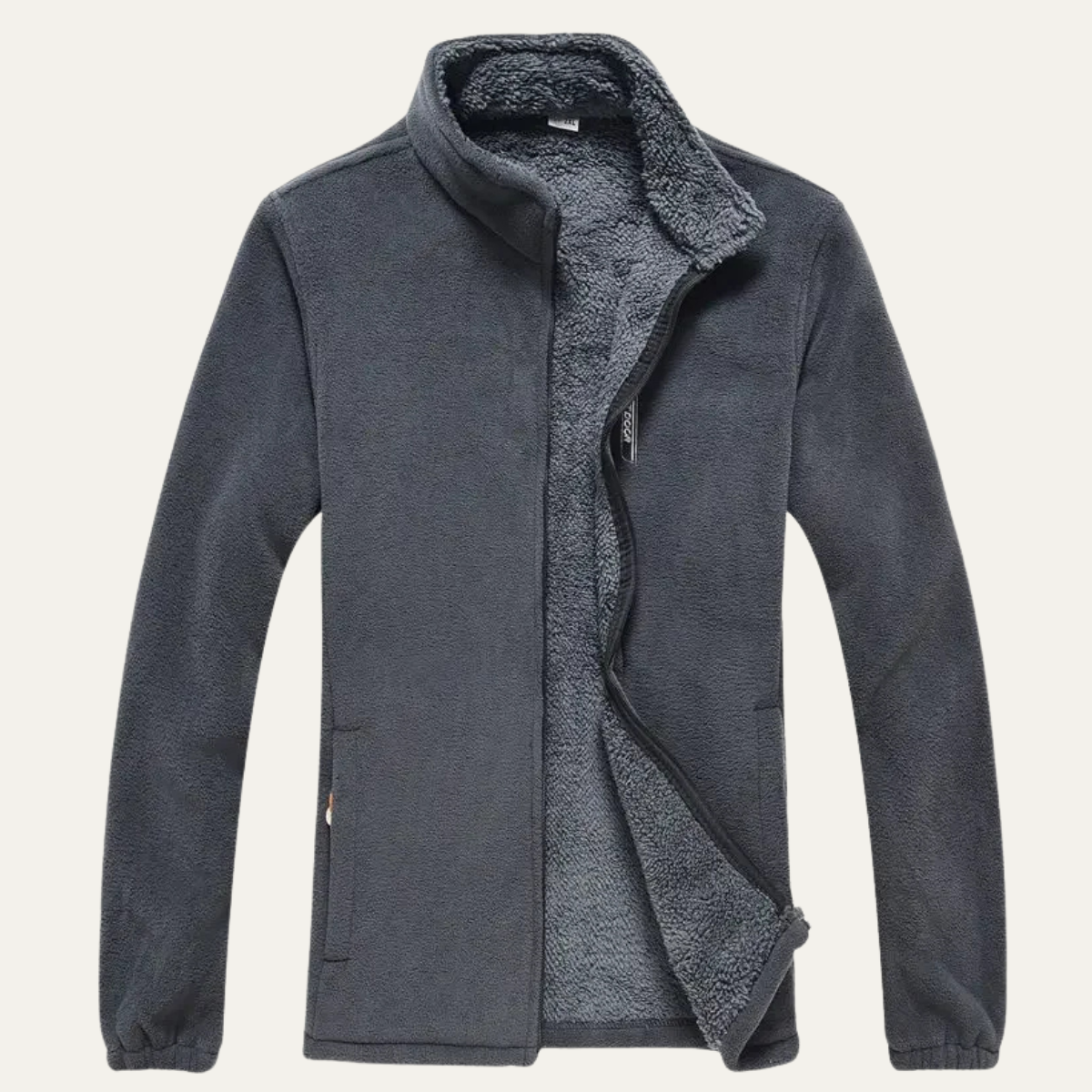 VogeLuxe | Veste polaire peluche pour homme avec poches 1
