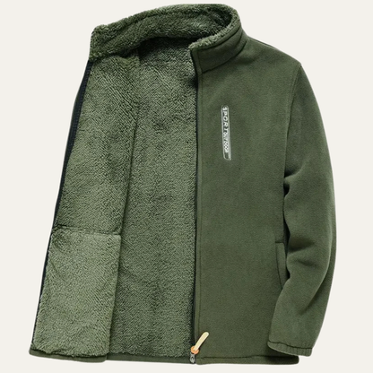 VogeLuxe | Veste polaire peluche pour homme avec poches 6