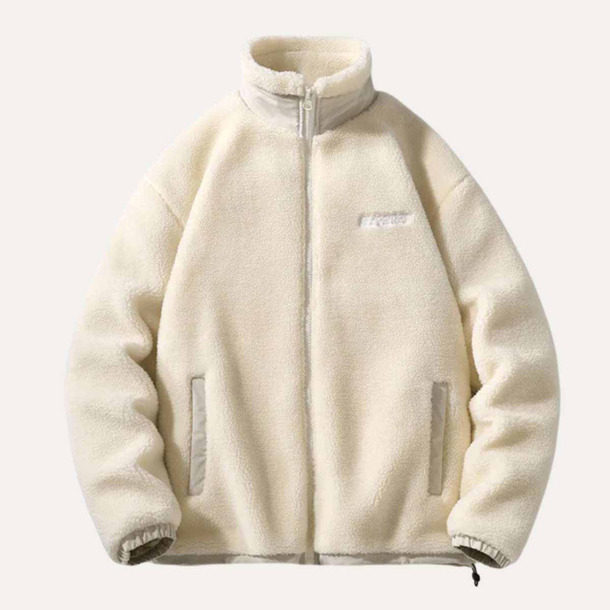 Veste polaire zippée sherpa douce et chaude pour homme - PanierRoyale