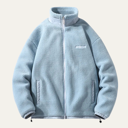 Veste polaire zippée sherpa douce et chaude pour homme