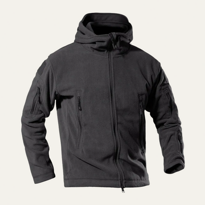 Veste polaire homme à capuche imperméable et respirante - PanierRoyale
