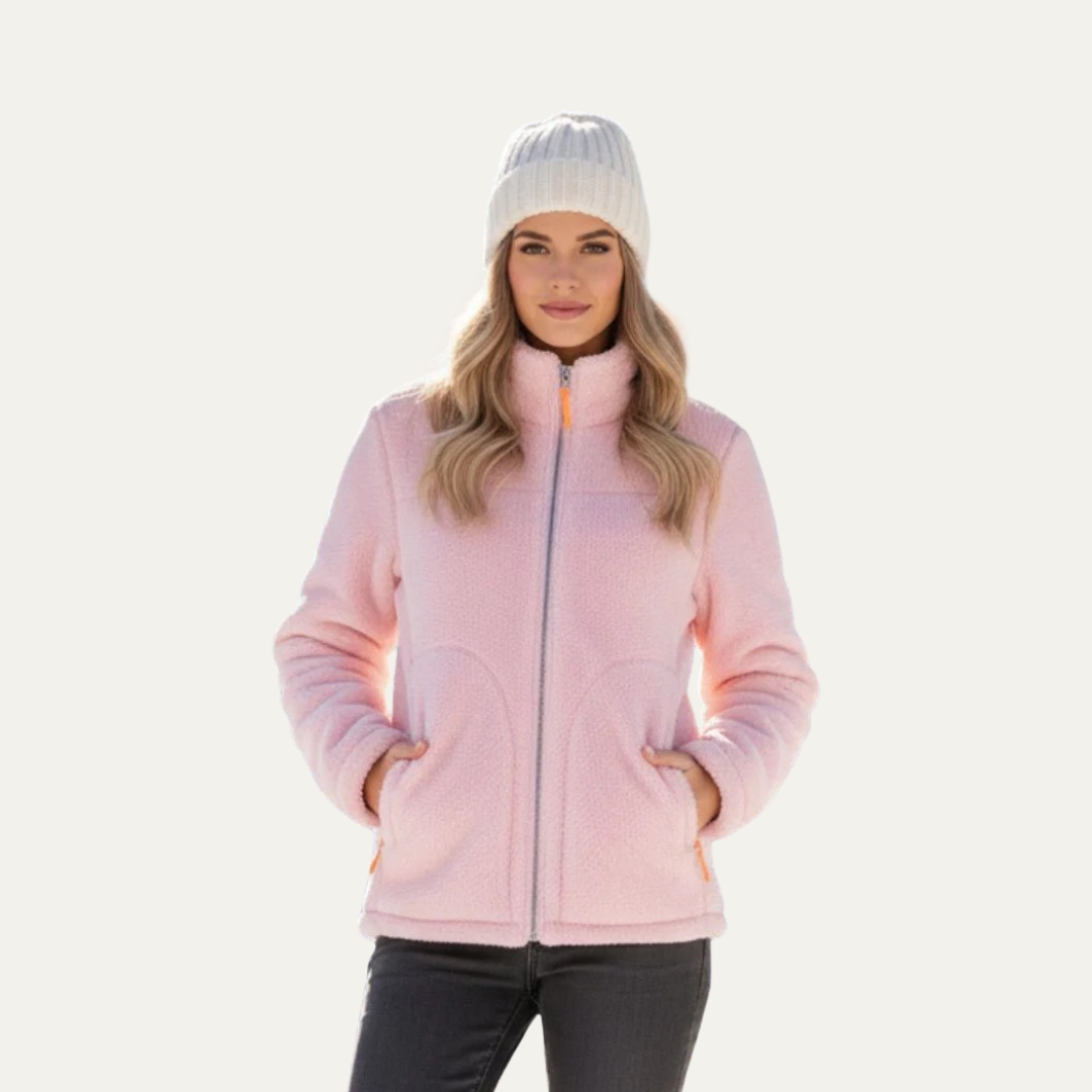 Veste polaire femme douce et chaude zippée - PanierRoyale