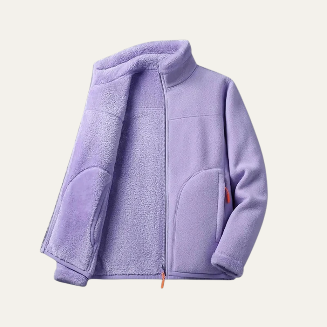 Veste polaire femme douce et chaude zippée