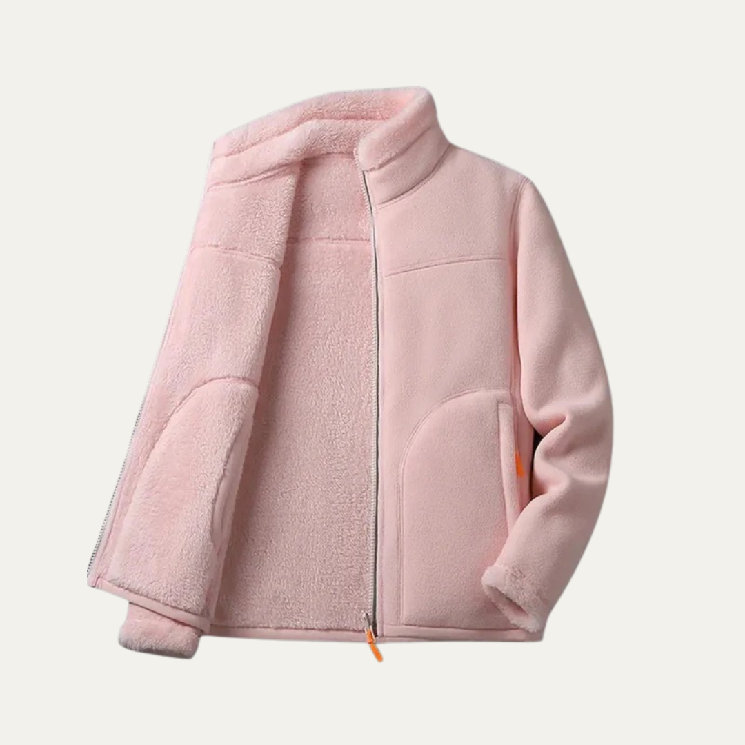 VogeLuxe | Veste polaire zippée douce pour femme 8