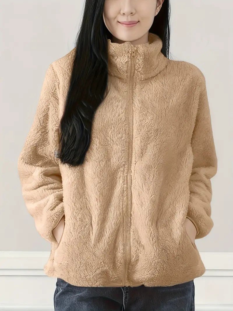 VogeLuxe | Veste polaire zippée pour femme 0