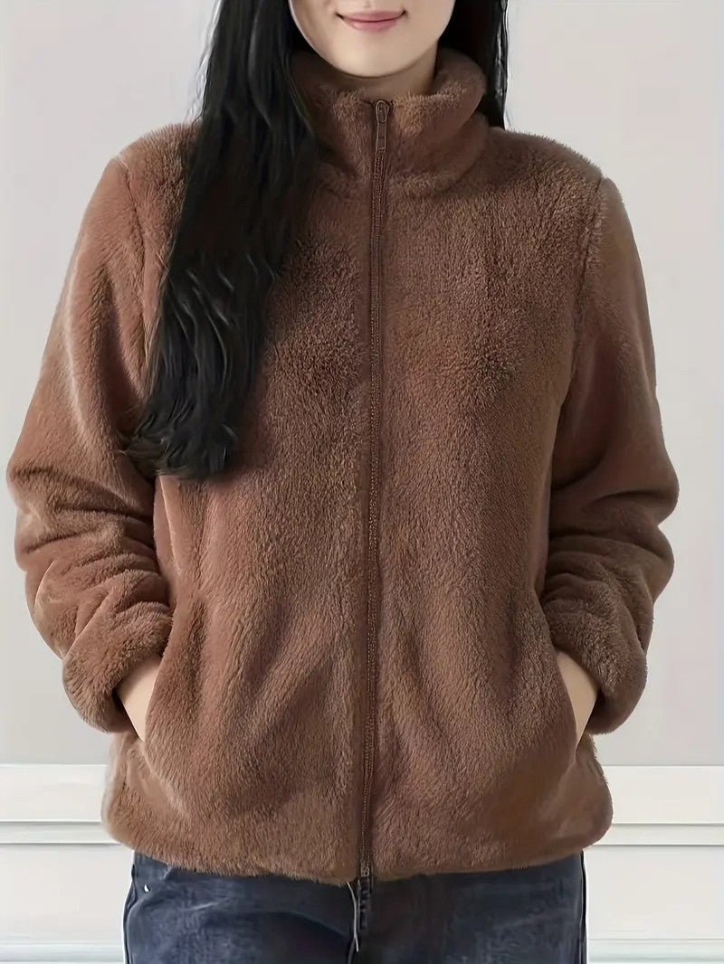 VogeLuxe | Veste polaire zippée pour femme 11