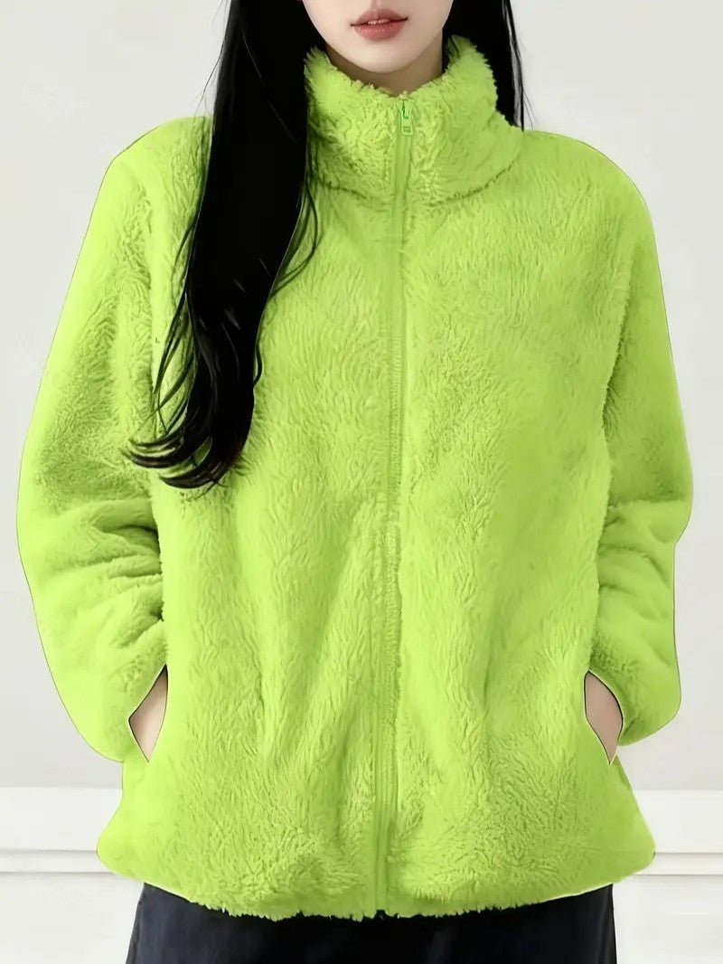 VogeLuxe | Veste polaire zippée pour femme 12