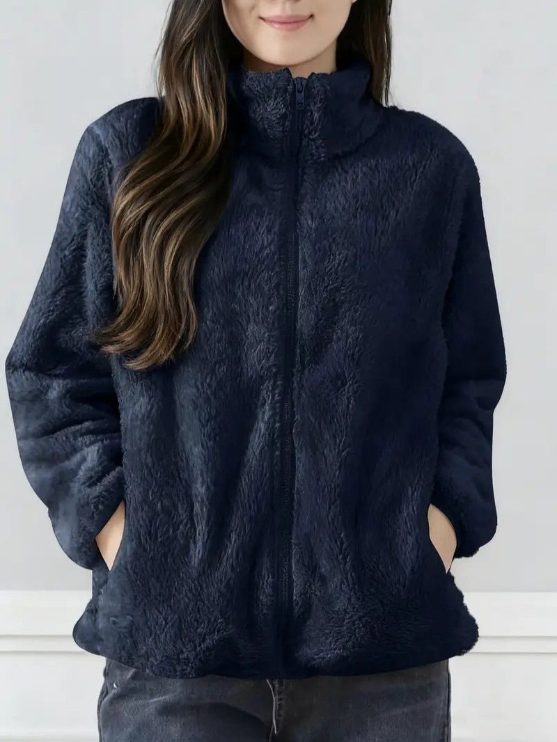 VogeLuxe | Veste polaire zippée pour femme 13